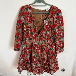 COPY - Lovers & Friends Vira Floral Embroidered Dress